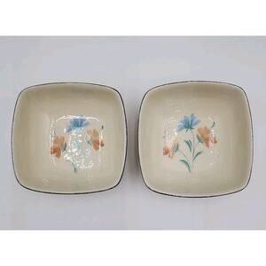Lenox Provencal Garden Rounded Square Dipping Bowls, Set of 2